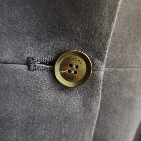 Gucci Navy Suede Jacket/Blazer - Picture 5 of 5